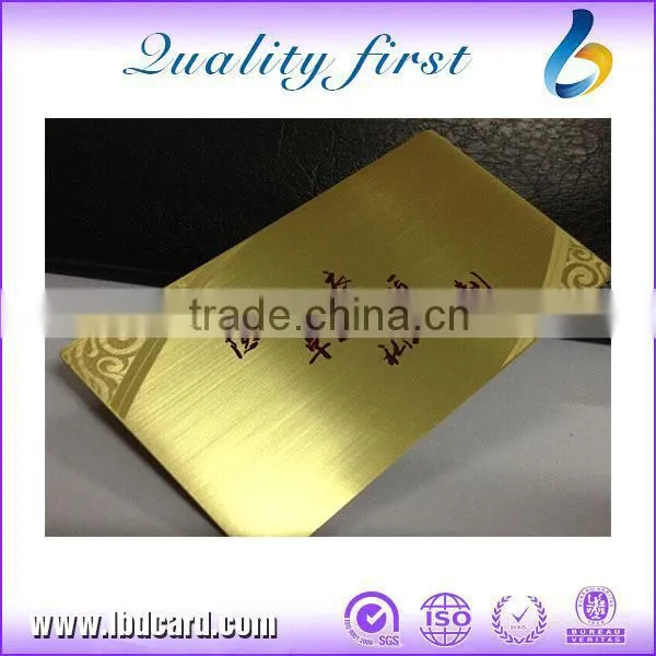 LBD Cheap Mirror Metal Business Card photo-2