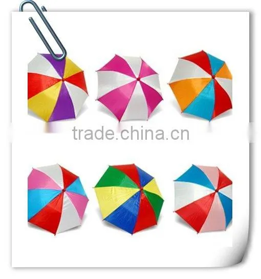 Outdoor Colorful Umbrellas Hat