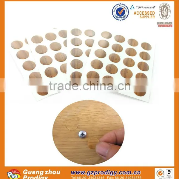 Furniture Accessary Screw Cover Stickers for Furniture Pvc Screw Cover Caps