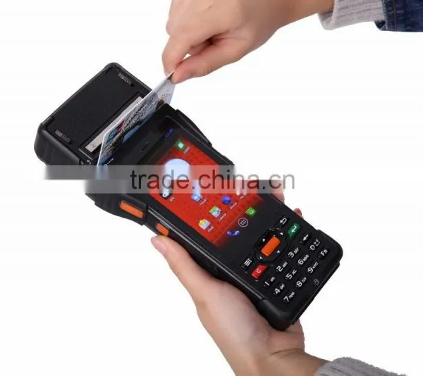 2015 Wireless Wifi Android Pos With Printer Fingerprint,rfid,contact IC Card Reader, MSR,barcode Scanner photo-5