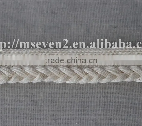 Braided Ribbon Piping Tape, 100% Cotton in 1.6cm photo-3