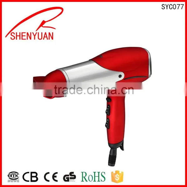 High-power Professional AC Motor Hair Dryer & Accessories With Cool Shot Button Ionic Function for Salon photo-2