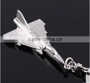 Wholesale 3d Mold Helicopter Key Chains/ Fighter Plane 3d Metal Key Chains photo-5
