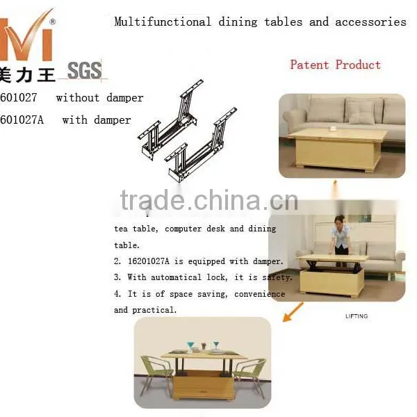 Patent Product Multifunctional Steel Tea and Coffee Table Accessories