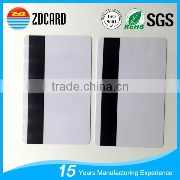 Plastic White Blank Hico Mag Strip Card photo-4