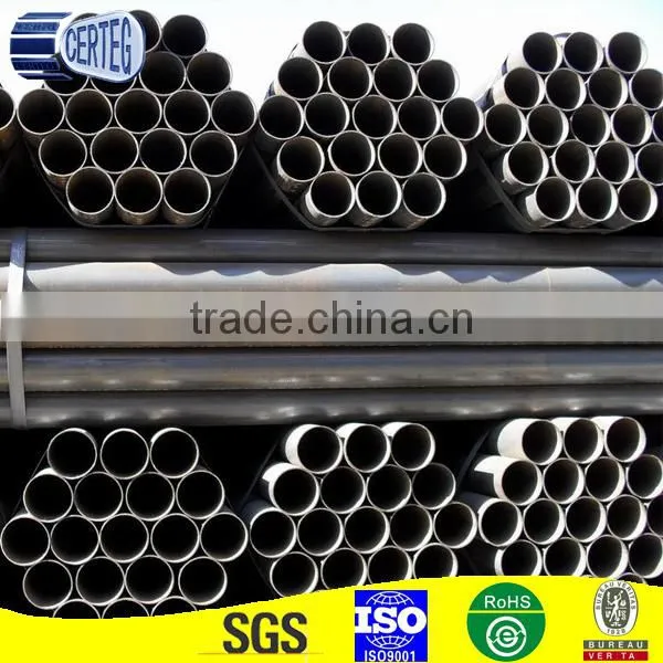 Q195 Q235 Round ERW Welded Hollow Section Steel Tube / Pipe photo-2