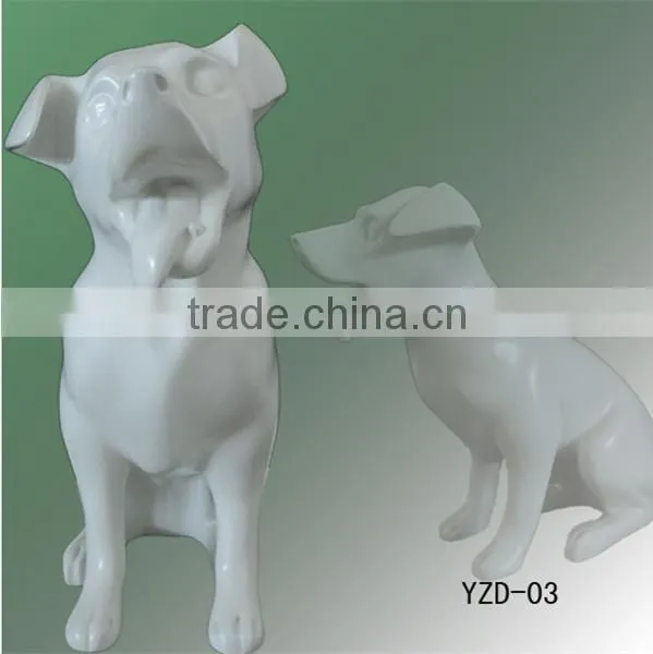 Window Display Fiberglass Animal Dog Mannequins Artesanato Vivos for Sale photo-5