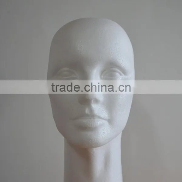 Female Styrofoam Model Wig Hats Caps Glasses Long Neck Display Mannequin Head photo-6