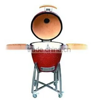 Ceramic Black Kamado Grill for Party BBQ Used photo-2