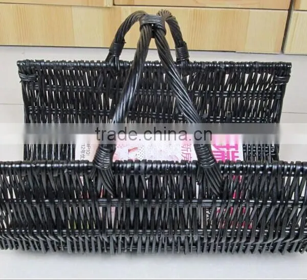 Hotsale Wicker Baskets for Storing Books Wicker File Basket photo-3