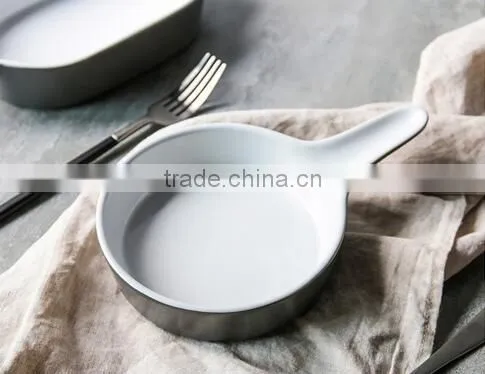 11'' Ceramic Cake Bakeware Pasta Ceramic Tray Cearamic Fish Tray Potato Ceramic Tray photo-6
