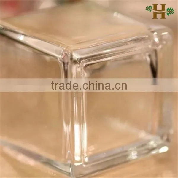 Hot Sale Hand Blown Square Glass Vase photo-3