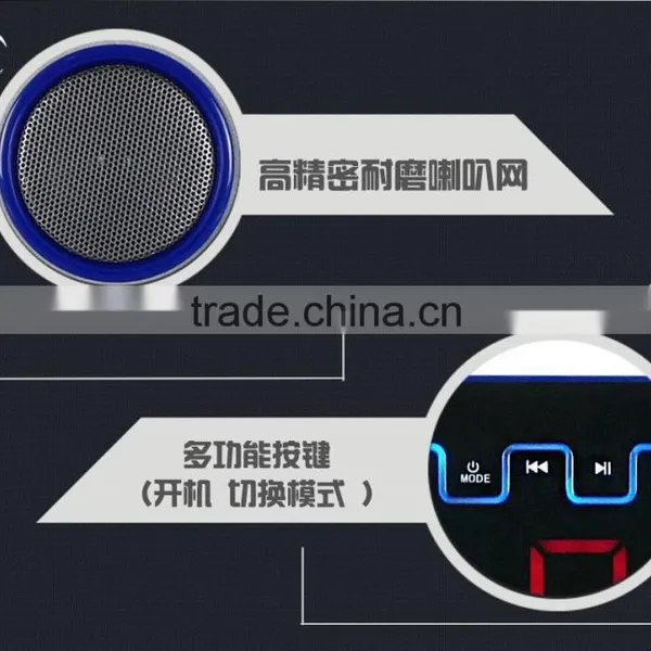 Bluetooth Speaker With USB/SD +Alarm Clock + FM Radio Speaker photo-2