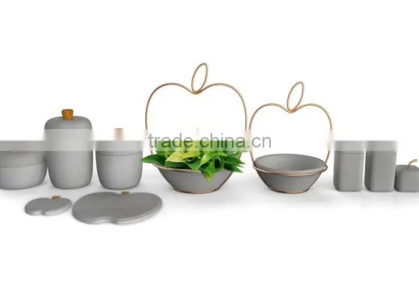 Natural Concrete Artificial Fruit for Christmas Decoration photo-4
