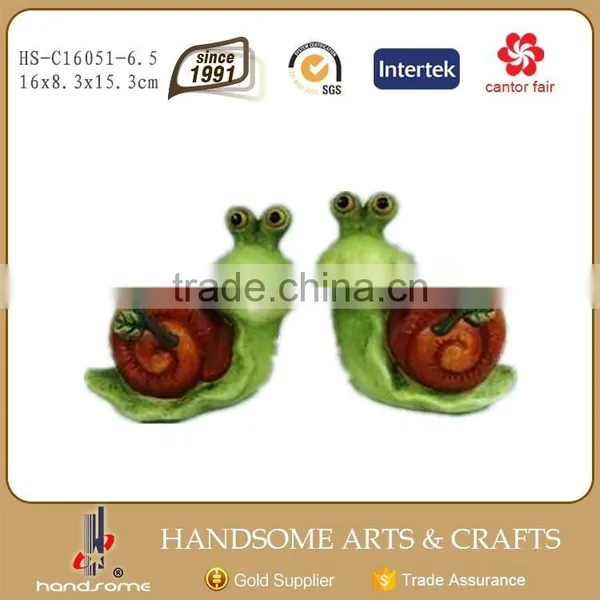 4.8 Inch Resin Outdoor Garden Ornament Snail Figurines Animal Statues photo-2