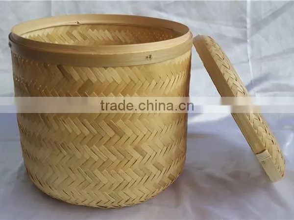 Cheapest Chinese Style New Bamboo Weave Casket L in Funeral Supplier photo-4