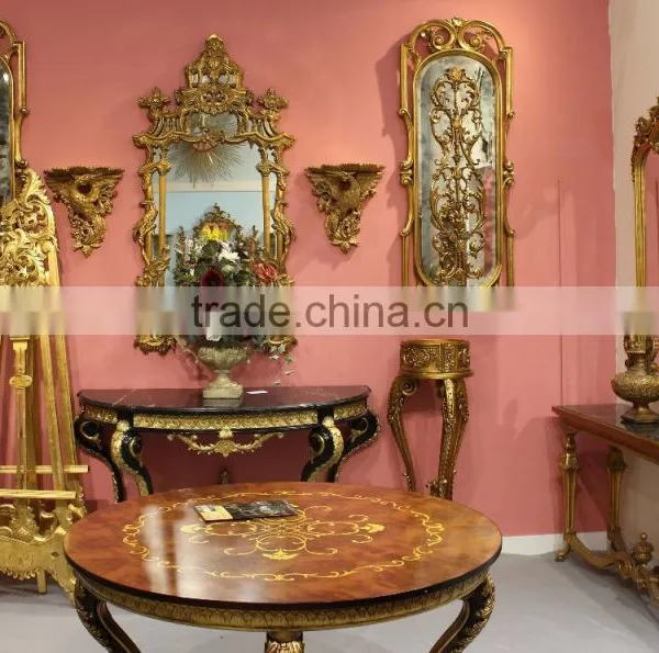 Egyptian Reproduction Furniture Black and Gold Console For Living Room Display photo-6