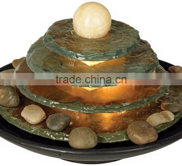 Pyramid Lighted Table Fountain photo-2