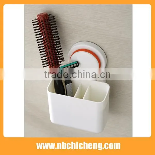 Wall Mounted Storage Holder Plastic Storage Basket Holder photo-4
