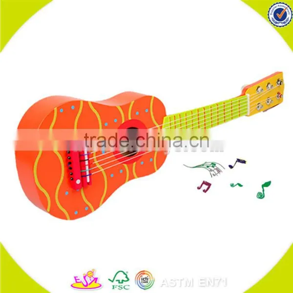 Wholesale Baby Wooden Toy Guitar High Quality Kids Wooden Toy Guitar Cheap Children Wooden Toy Guitar W07H036 photo-2