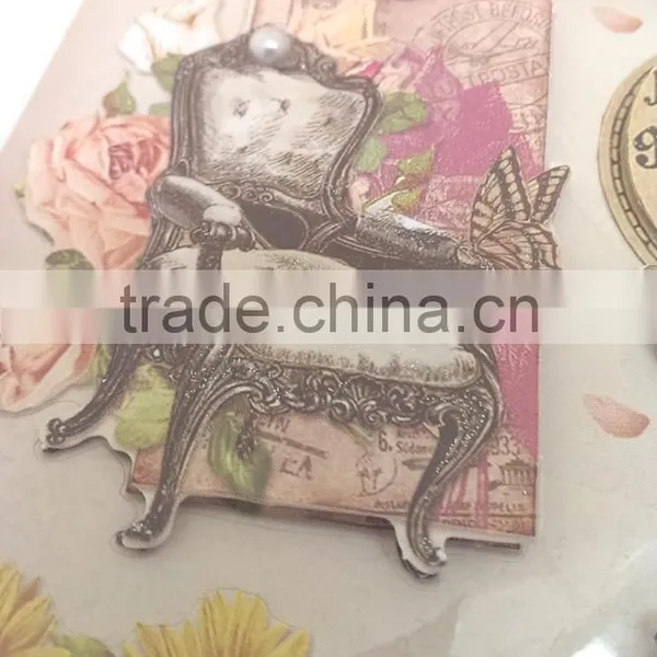 Printing Paper 3D Sticker, Hot Sale 3D Decoupage Stickers, Craft Gift Sticker for Decoration photo-5