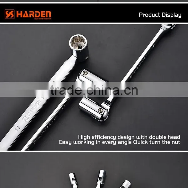 Double Socket Wrench Chrome Vandium Steel Spanner Wrench Tool photo-2