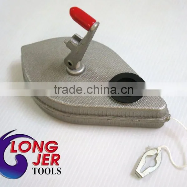 Metal Polish Aluminum Case Measuring Layout Tool String Chalk Line Reel photo-3