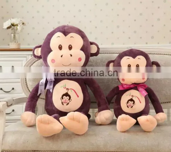 2016 New Year Hot Sale Cute Plush Monkey Toy Chinese Manufacture photo-3