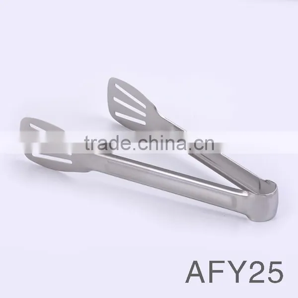AFY25 High Quality 9 Inches Kitchen Utensils Stainless Steel Food Tong photo-2