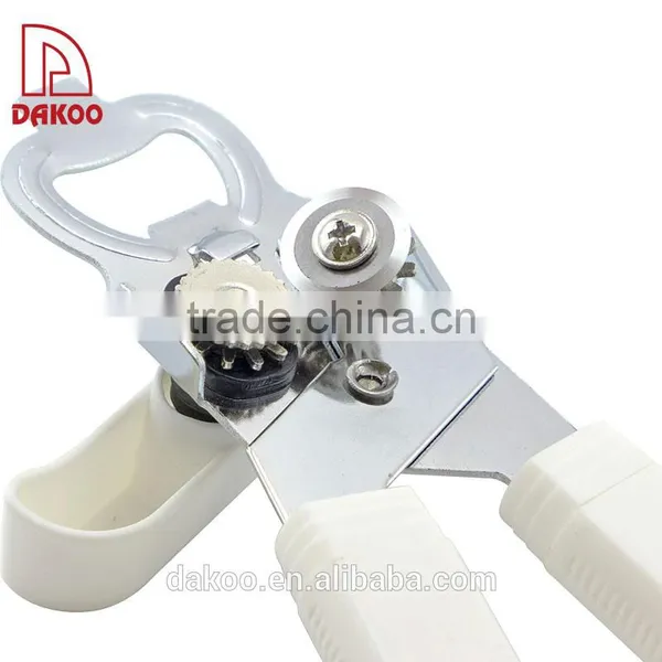 White PP Handle Can Opener With Iron Plating photo-4