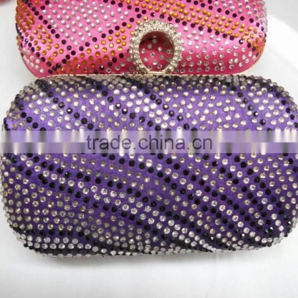 Dense Drilling Rhinestone Evening Clutch Bag photo-5