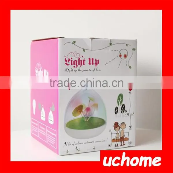 UCHOME Mushroom LED Night Light Change Color Table Lamp 3 LED Rechargeable Light With USB Line Bedroom Creative Baby Light photo-6