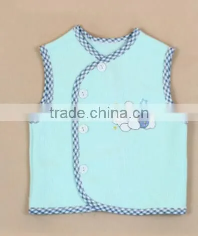 Soft Cool Baby Summer Clothes White Vest Baby Toddler Vest photo-3