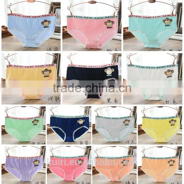 Teen Girls Cotton Comfortable Pants Students Underpants Women Underwear photo-2