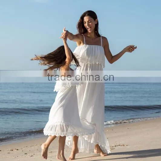 High Quality Summer Long Dress Chiffon New Style Long Dress Chiffon New Style Mommy and me Maxi Dress photo-2