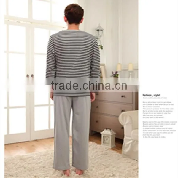 Fashion Comfortable Sleepswear Cotton Pajamas for Men photo-3