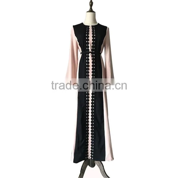 Muslim Cardigan Dubai Abaya 2017 Turkish Coat Women Caftan Kaftan Malaysia Front Open Abaya Wholesale photo-2