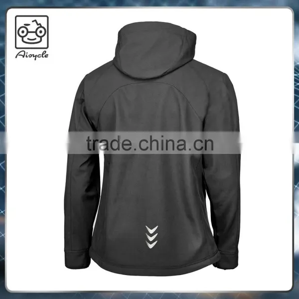 Woman Urban Waterproof Lightweight Cycling Jacket-black photo-2