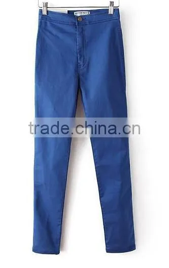 Runwaylover EY0616P Hot Sale 2017 Women High Waist Denim Pencil Pants photo-6