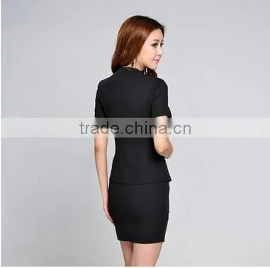 Multicoloured Women Suit Cheap Women Work Clothes Set Fashion Slim Women Blazer photo-3