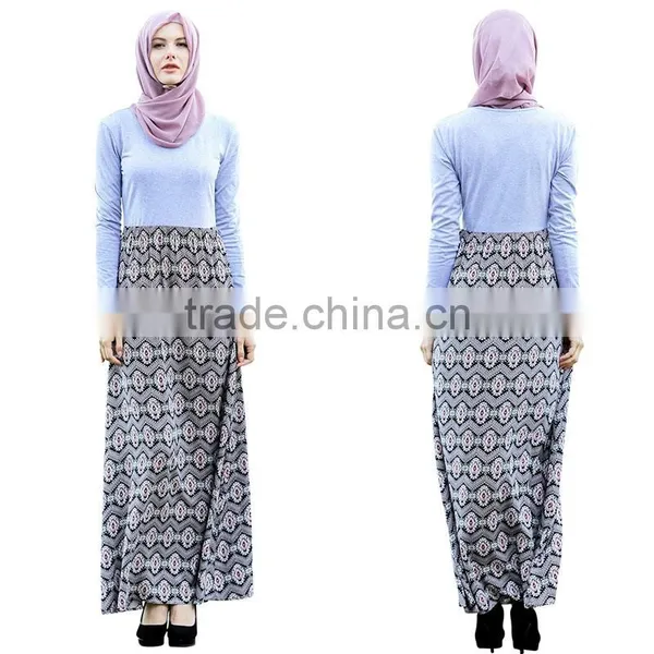 Modest Muslim Islamic Clothing Long Sleeve Hijab Dresses for Women photo-2