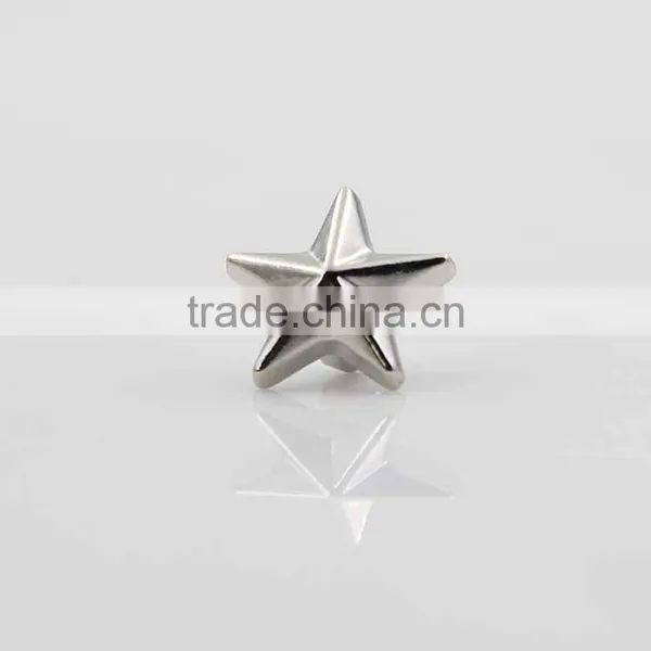 New Design Silver Golden 11.5mm Plastic Shank Buttons Star Shaped Button photo-5