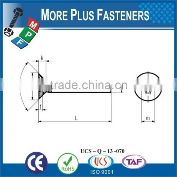 Made in Taiwan ISO 7046 Philips Flat Head Countersunk Grade 4 8 Carbon Steel Zinc Plated photo-4