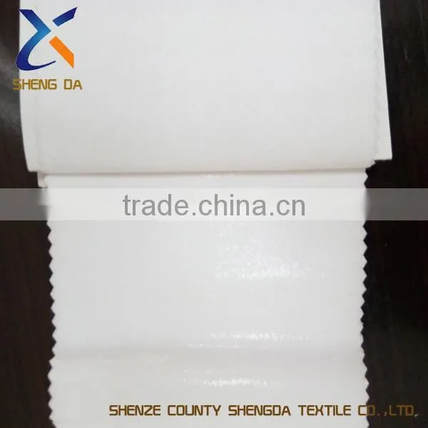 100% Polyester Fabric Plain Woven Interlining&Linings For Shirt photo-2