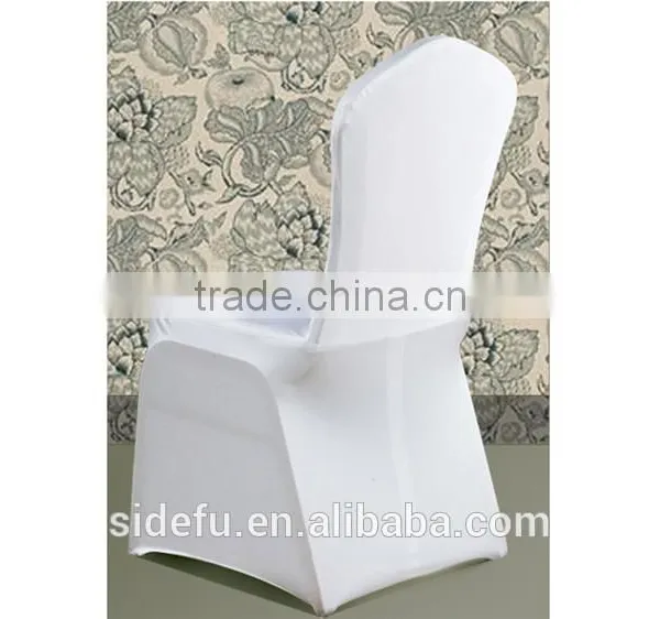 Luxury Wholesale White Lycra Spandex Chair Cover photo-3
