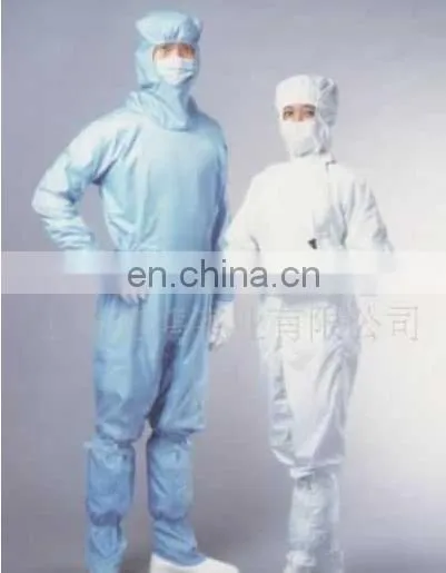 Hot Sell Anti-static 5mm Grid Polyester Esd Jumpsuit in photo-5