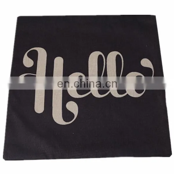 Top Selling Cheap New Design Car Seat Cushion Cover Fashion Digital Decor Plain Cotton Throw Pillow Cover photo-3