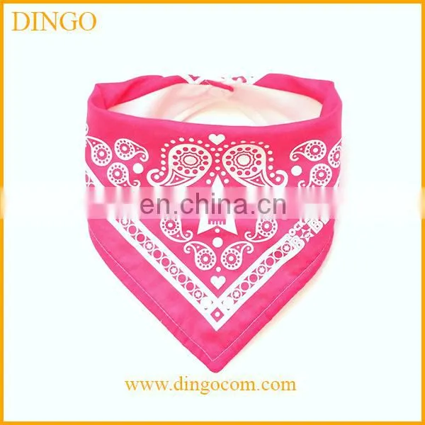 China Supplier Cheap Cotton Triangle Bandana Baby Bibs Wholesale photo-3