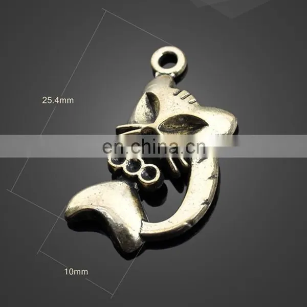 Wholesale Cute Animal Hello Kitty Shape Pendant Alloy Pendant Jewelry Accessories photo-3