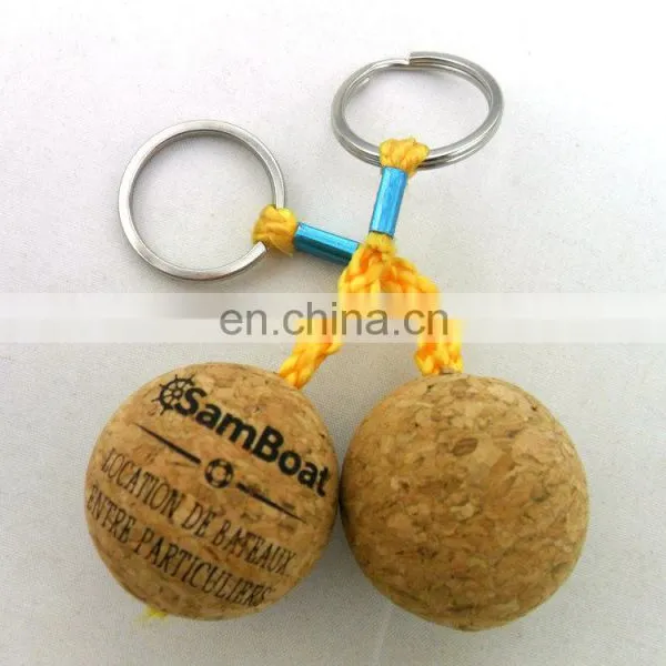 Custom Cheap Promotional Printing Foam Floating Cork Keychain photo-4